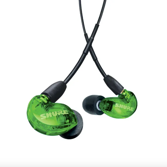 Shure SE215 Pro Green Special Edition In-Ear Headphones 