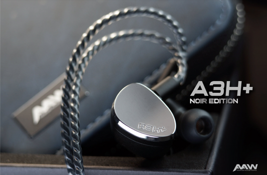 AAW A3H+ Noir Edition Hybrid Unit In-Ear Headphones