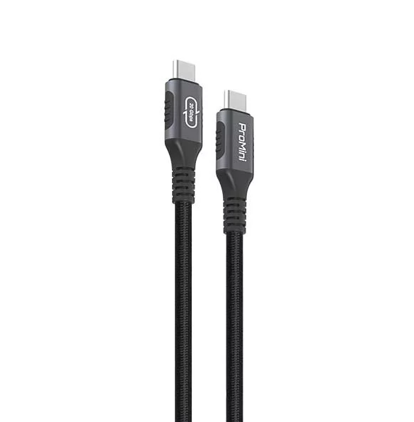 ProMini Type-C to Type-C USB4.0 20Gbps 超高速螢幕線 (2m)