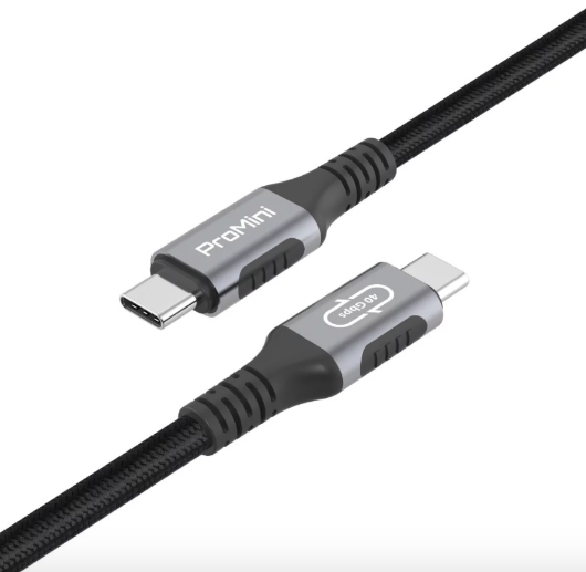 ProMini Type-C to Type-C USB4.0 40Gbps 超高速螢幕線