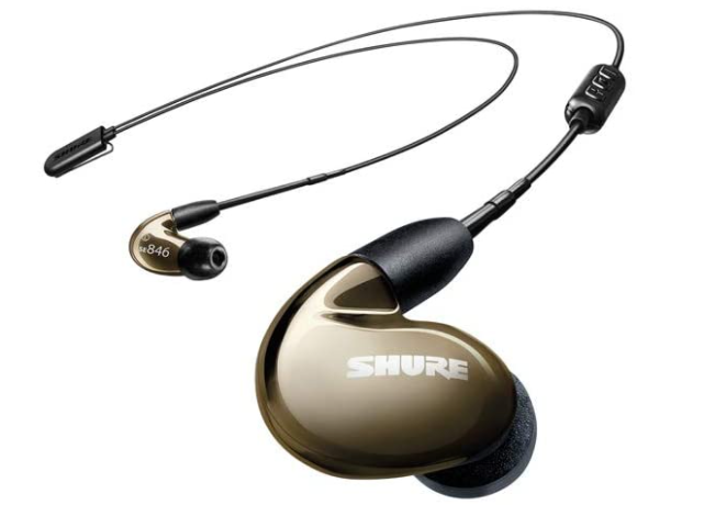 Shure Sound Isolating SE846 隔音入耳式耳機 + BT2 藍牙升級線