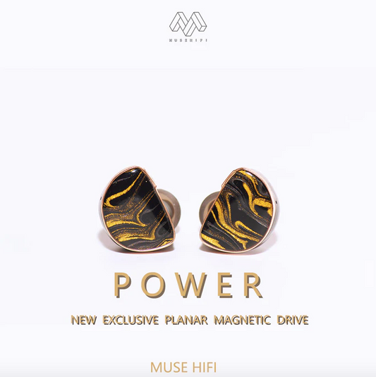 MUSE HIFI POWER Flat Unit In-Ear Headphones