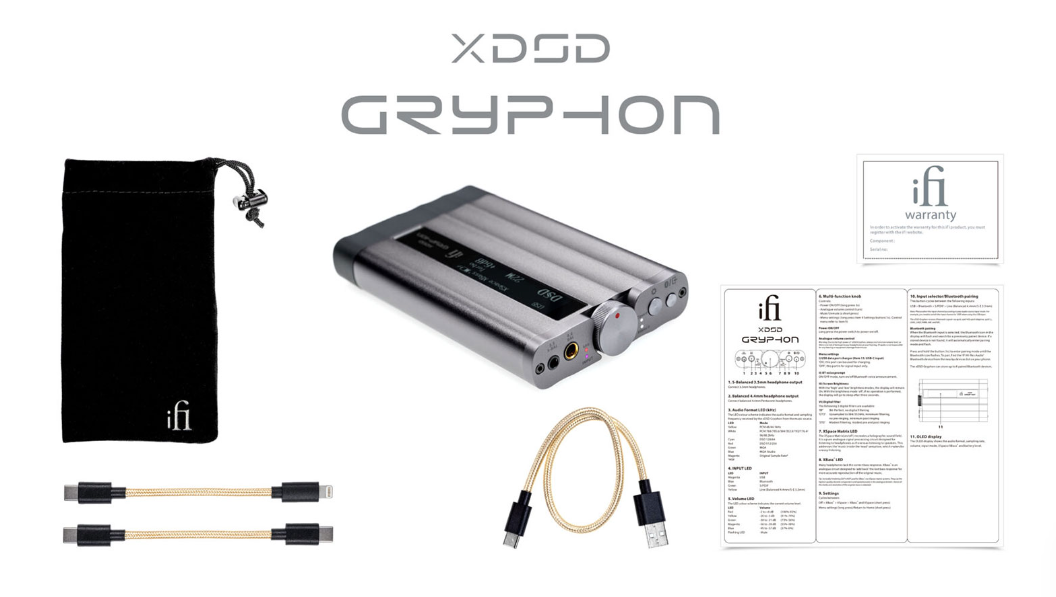 iFi xDSD Gryphon Decoding Ear Amplifier