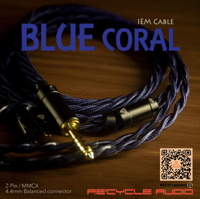 Re'Cycle Audio blue coral